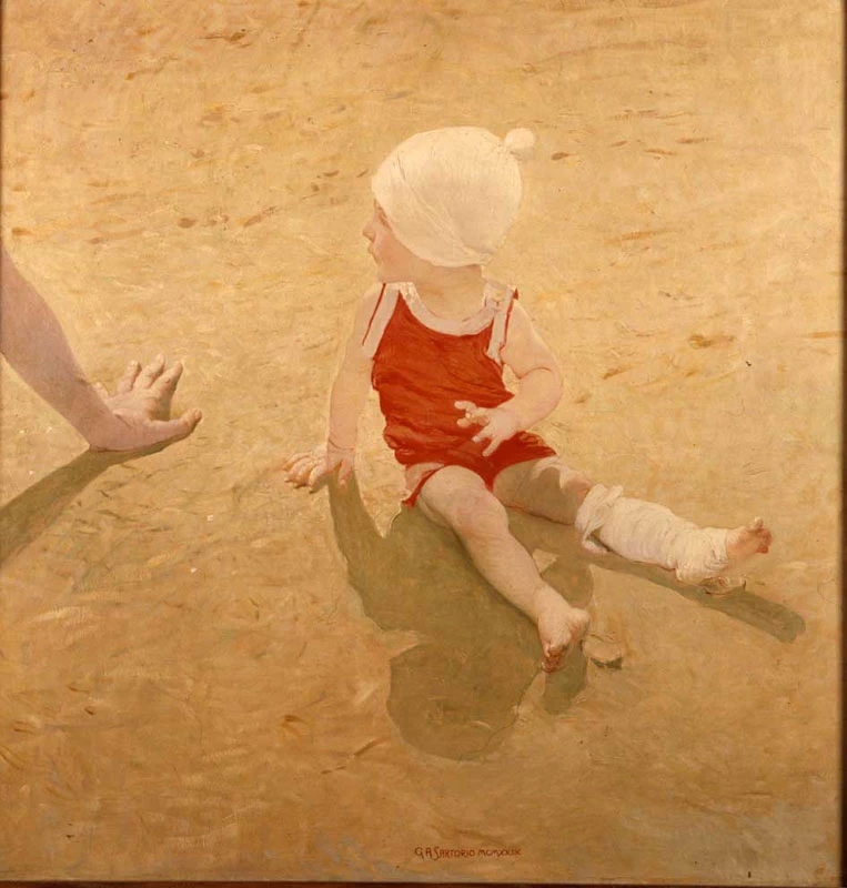 In spiaggia - dettaglio